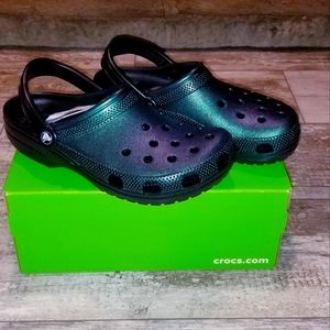 Classic prismatic iridescent Croc